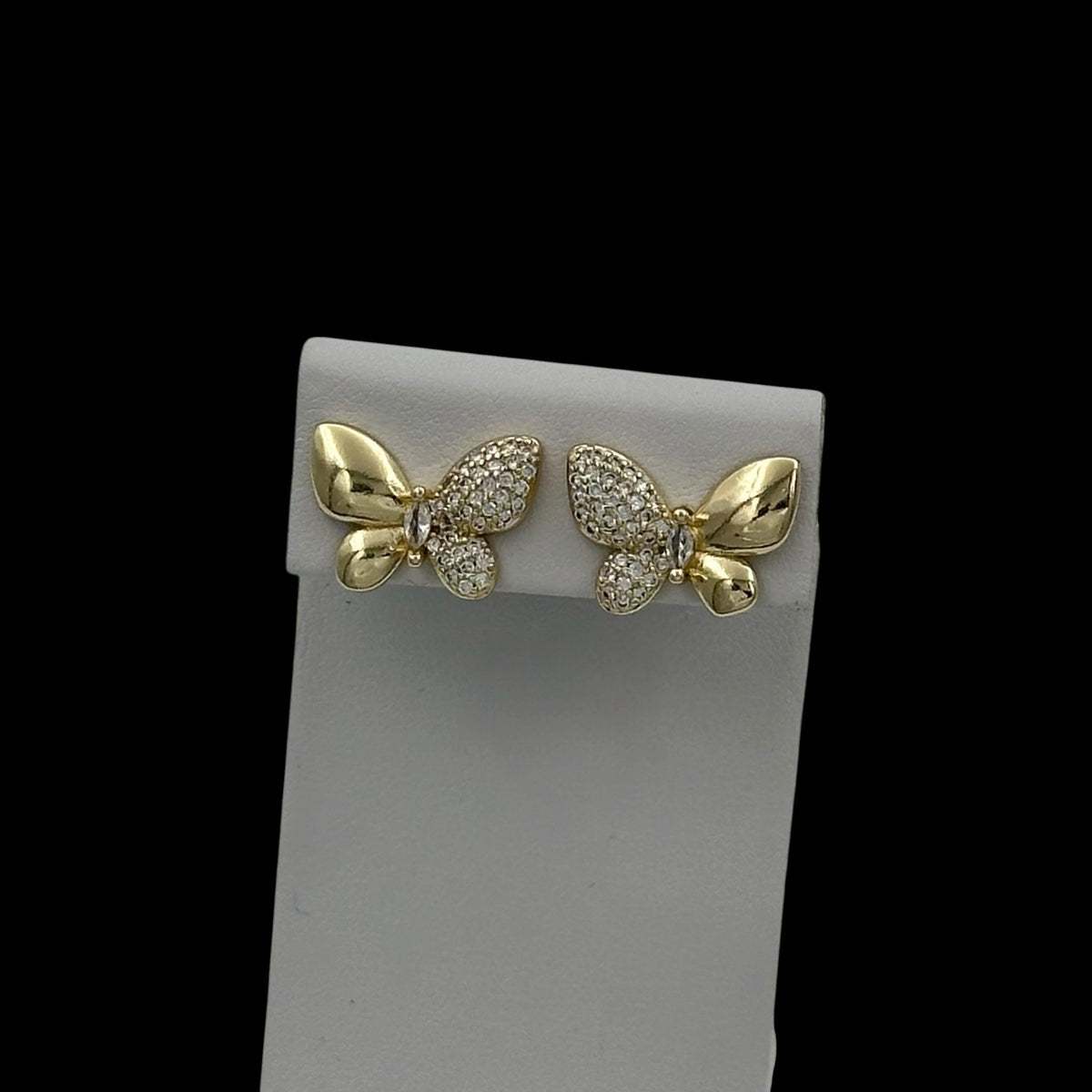 Cercei Mini Butterfly Placati cu Aur 18K