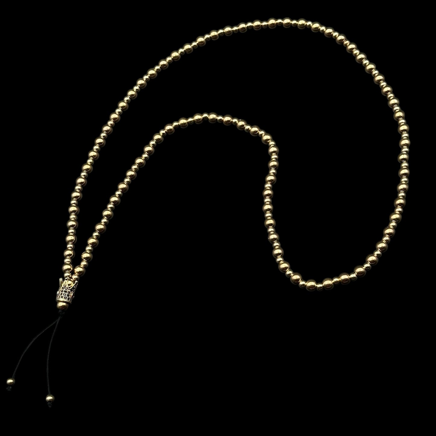Colier Rosary Crown Gold