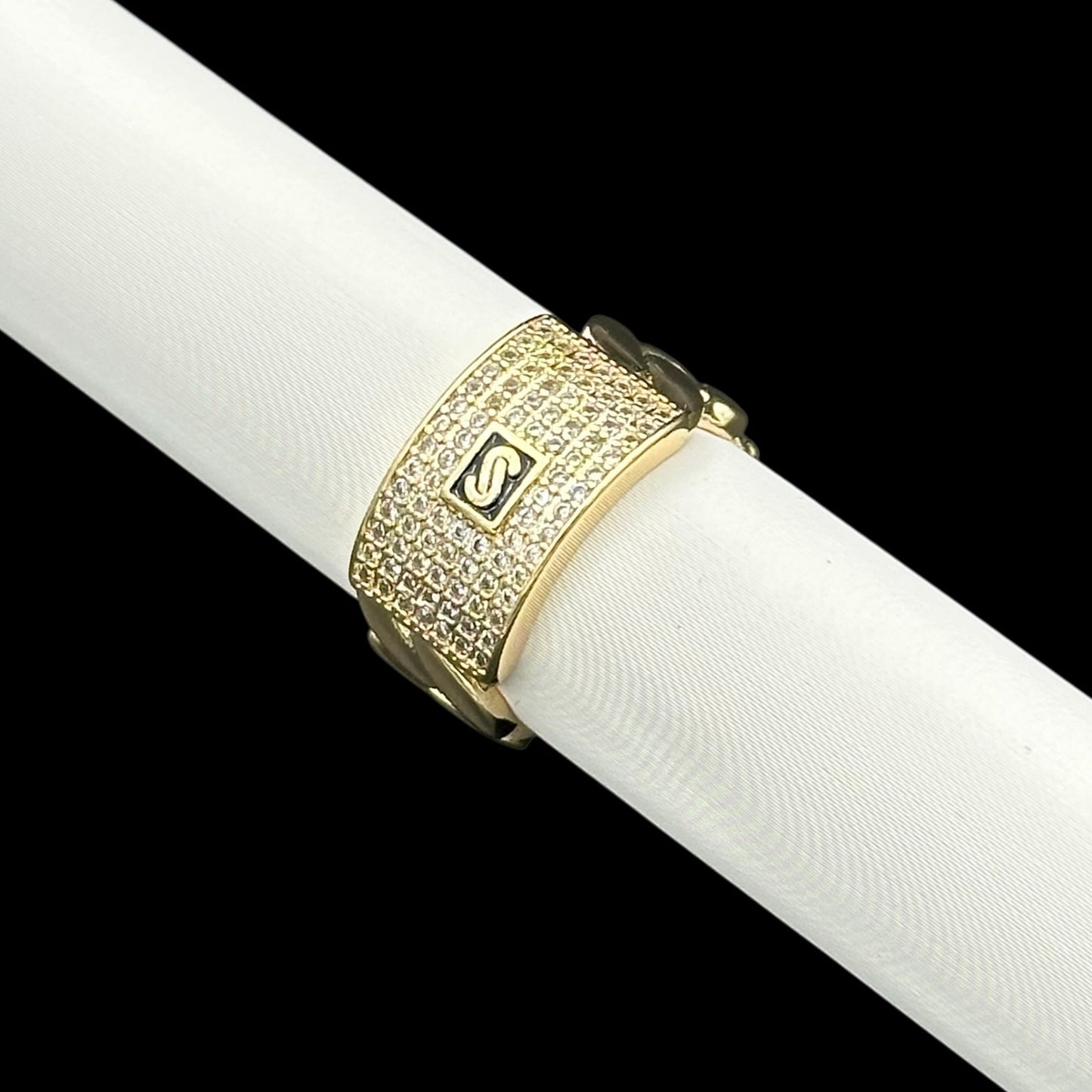 Inel Cuban Miami Placat cu Aur 18K