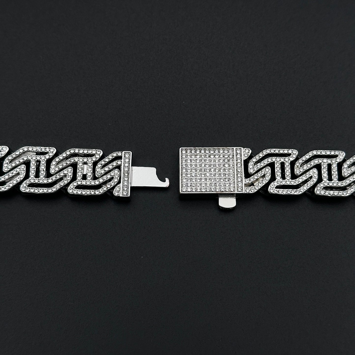Brățară Cuban Havana Silver