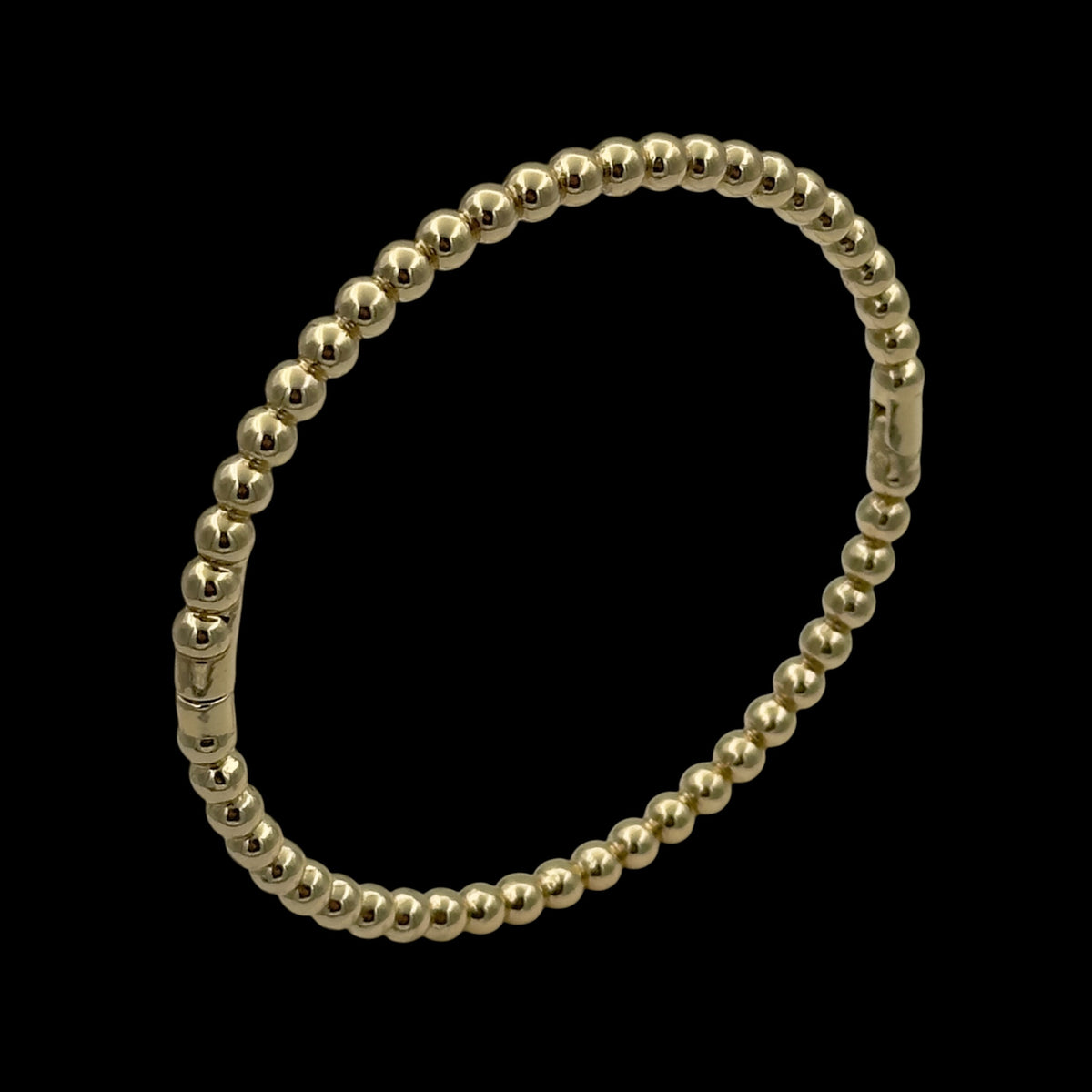 Bratara Fixa Golden Beads Placata cu Aur 18K