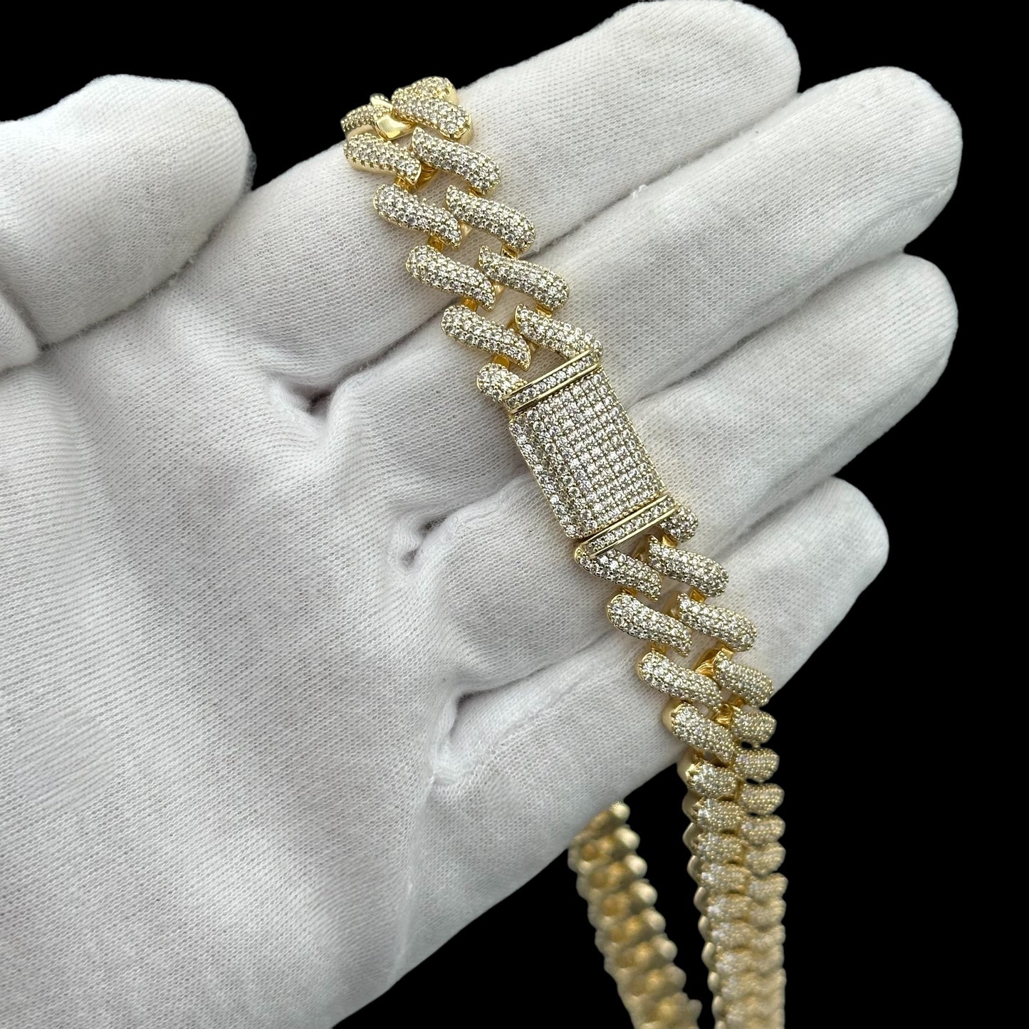 Colier Cuban Special Placat cu Aur 18K