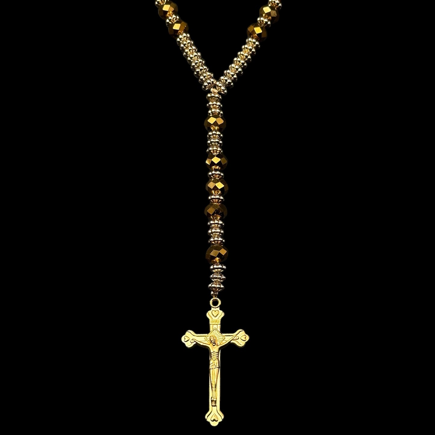 Colier Rosary Full Gold