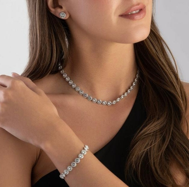 Set Tennis Angely Silver
