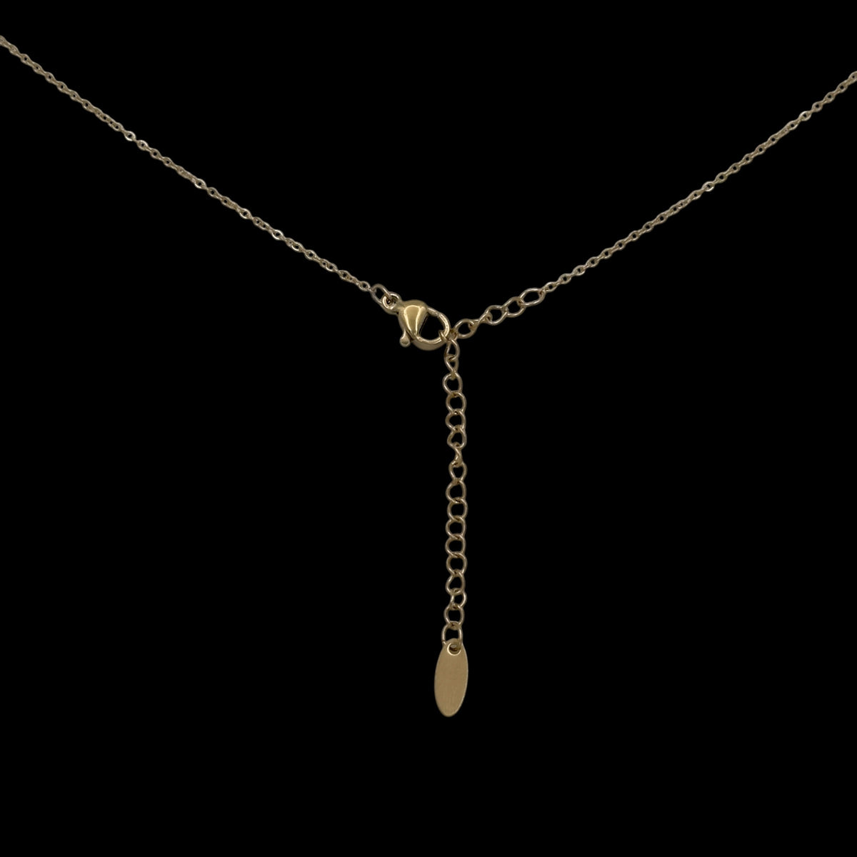 Colier Cross INOX Placat cu Aur 18K