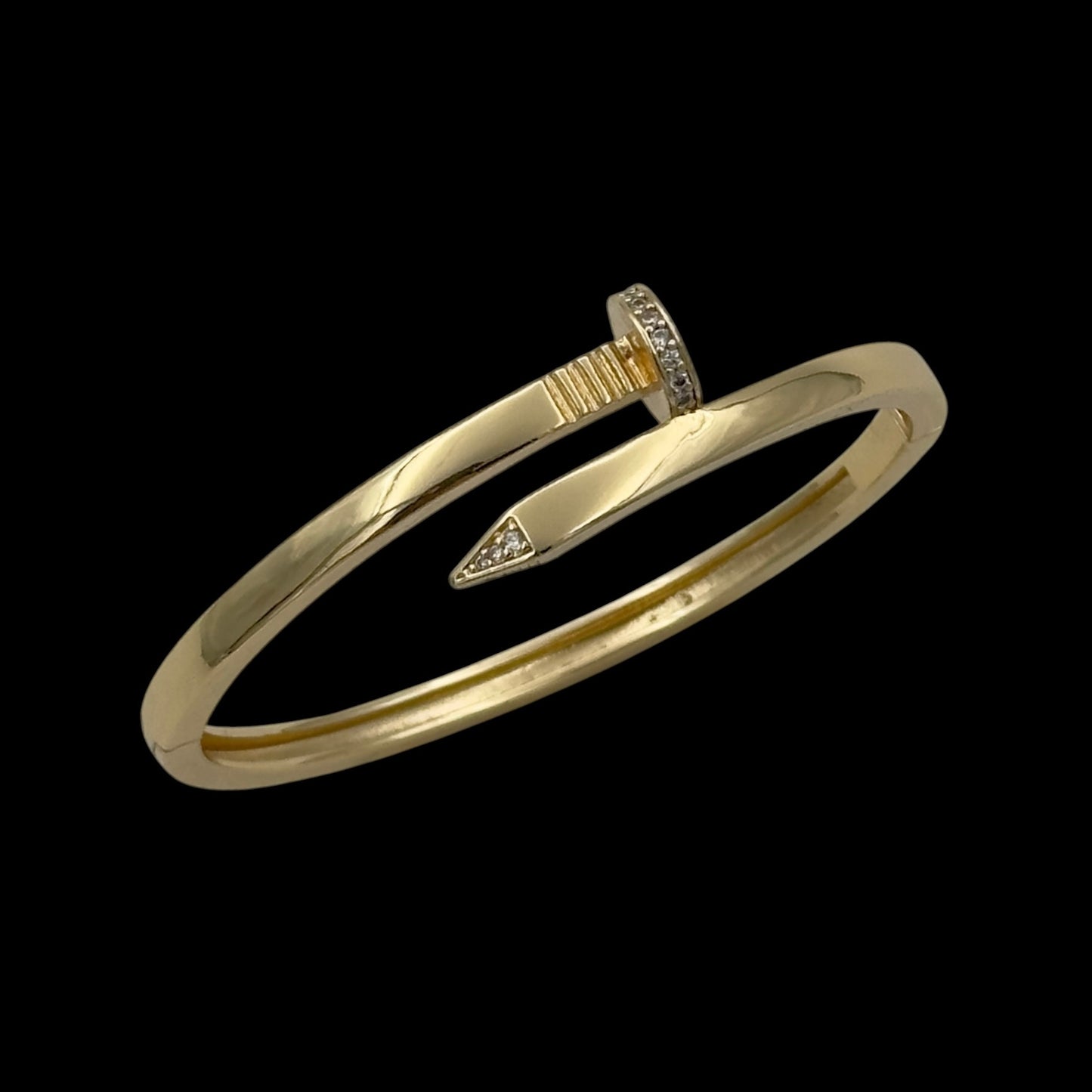 Brățară Fixă Nail Placată cu Aur 18K