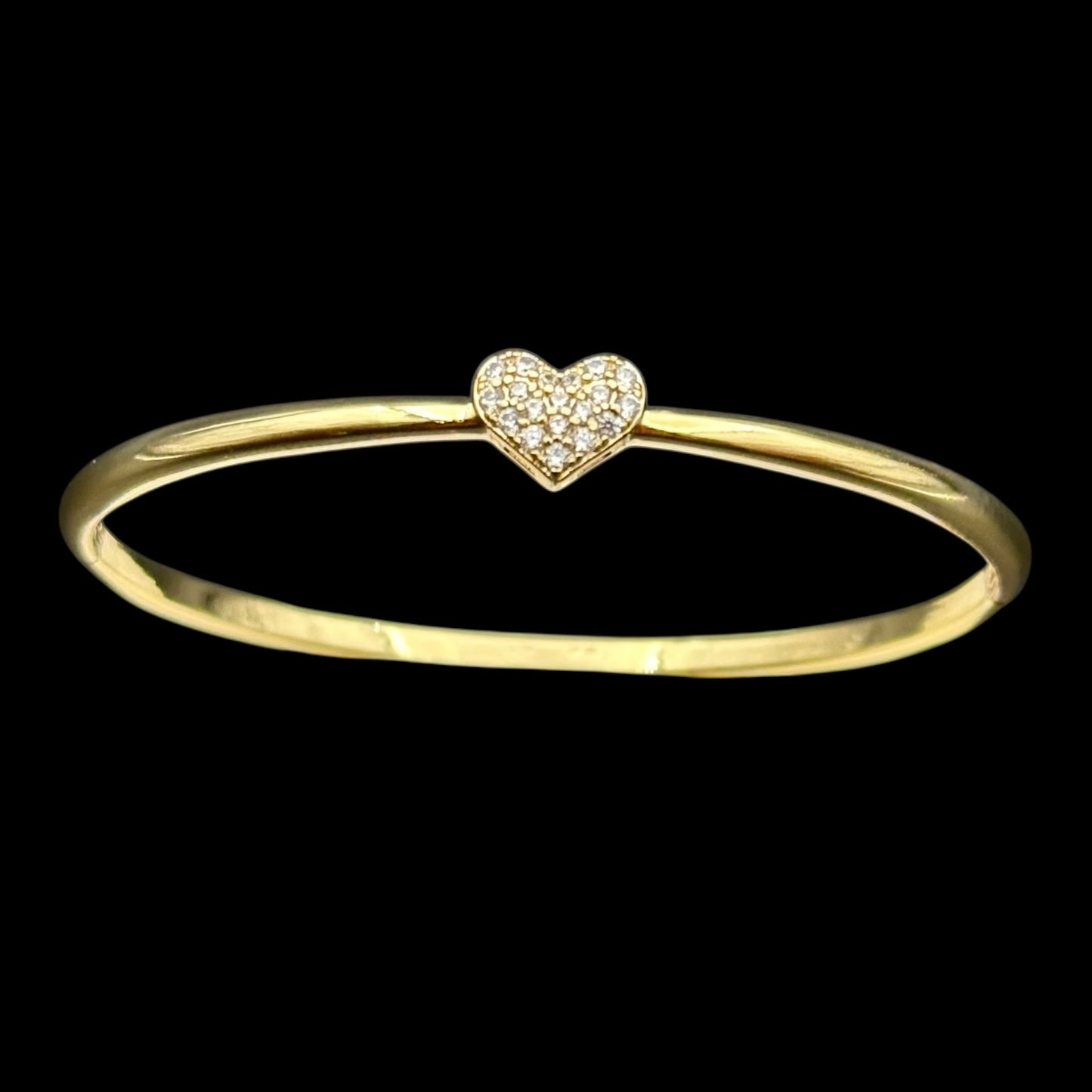 Brățară Fixă "I Love You" Placată cu Aur 18K