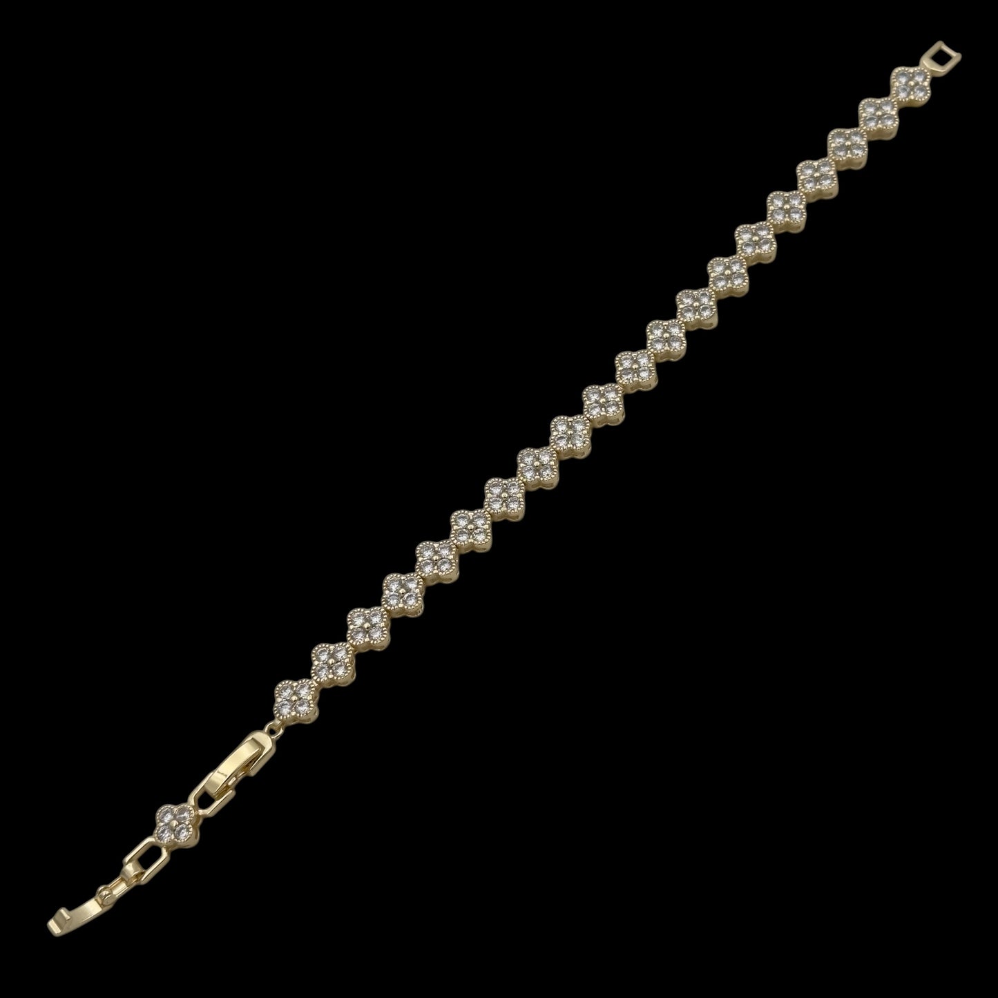 Brățară Trifoi Regal Placată cu Aur 18K