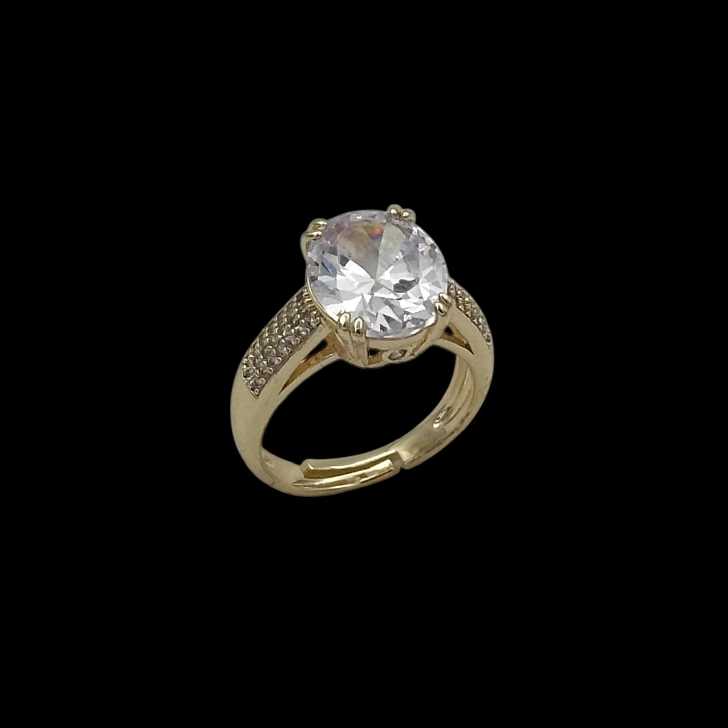 Inel reglabil Always Placat cu Aur 18K