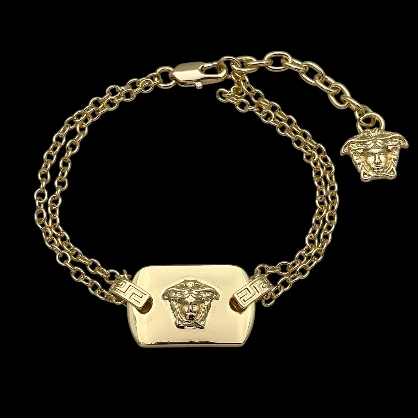 Brățară Medusa Placată cu Aur 18K