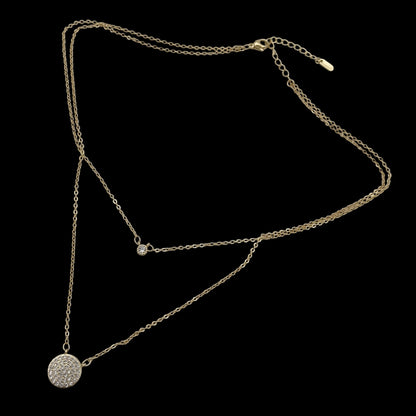 Colier Duo Nova Placat cu Aur 18K