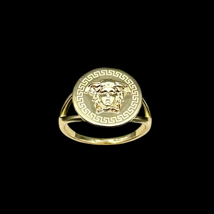 Inel Medusa Placat cu Aur 18K