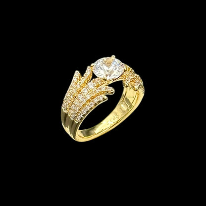Inel Angel Wings Placat cu Aur 18K