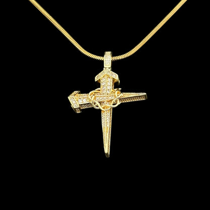 Colier "Valyrian Blade" Gold INOX
