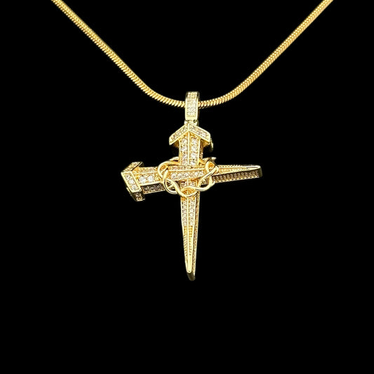Colier "Valyrian Blade" Gold INOX