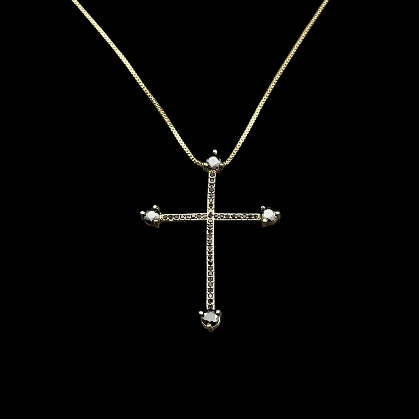 Colier INOX Midnight Cross