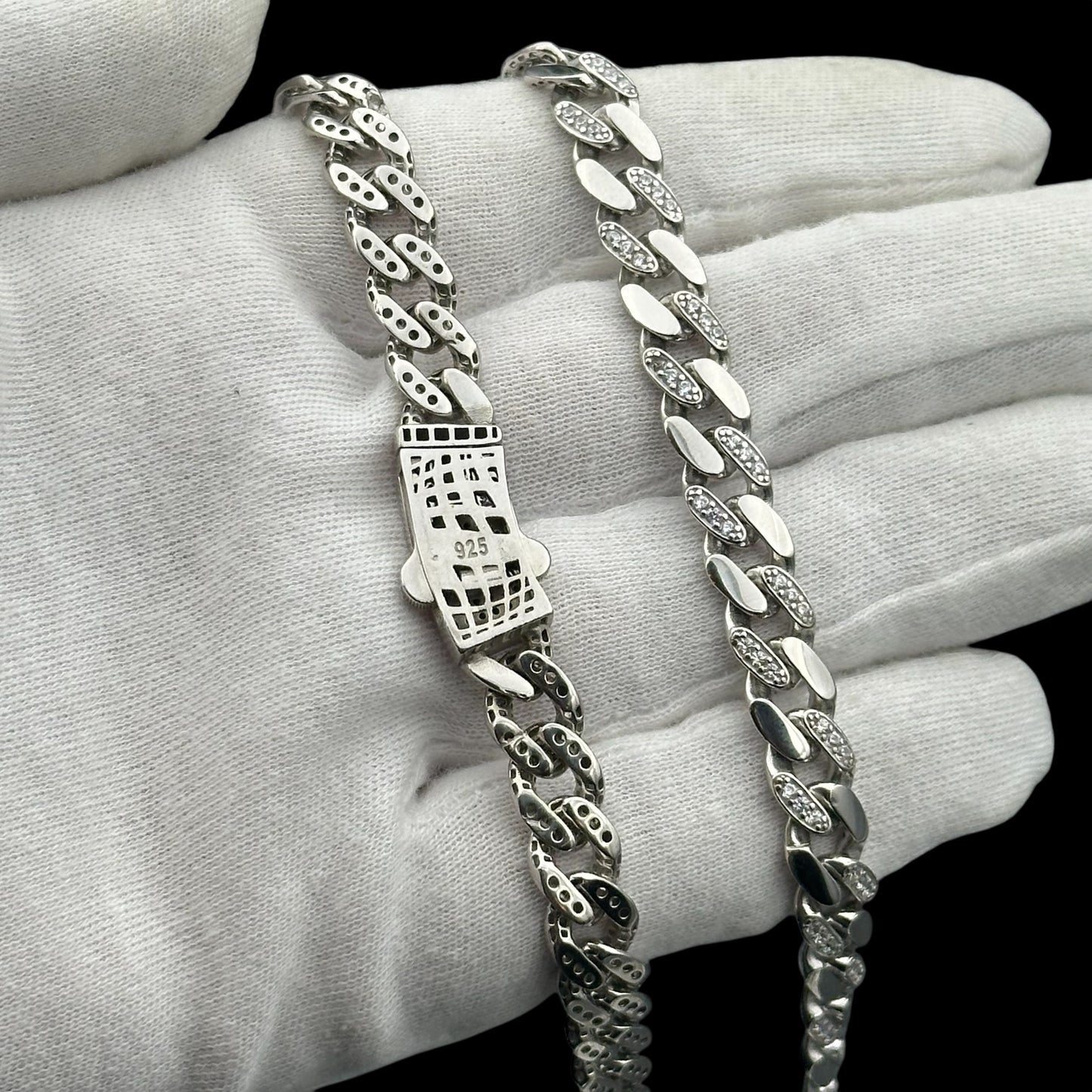 Colier Cuban Linked Argint