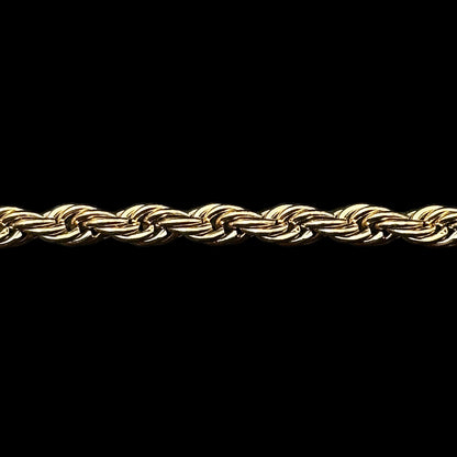Colier Rope 4MM Gold INOX