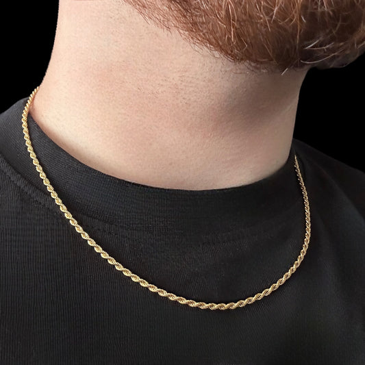 Colier Rope 2MM Gold INOX