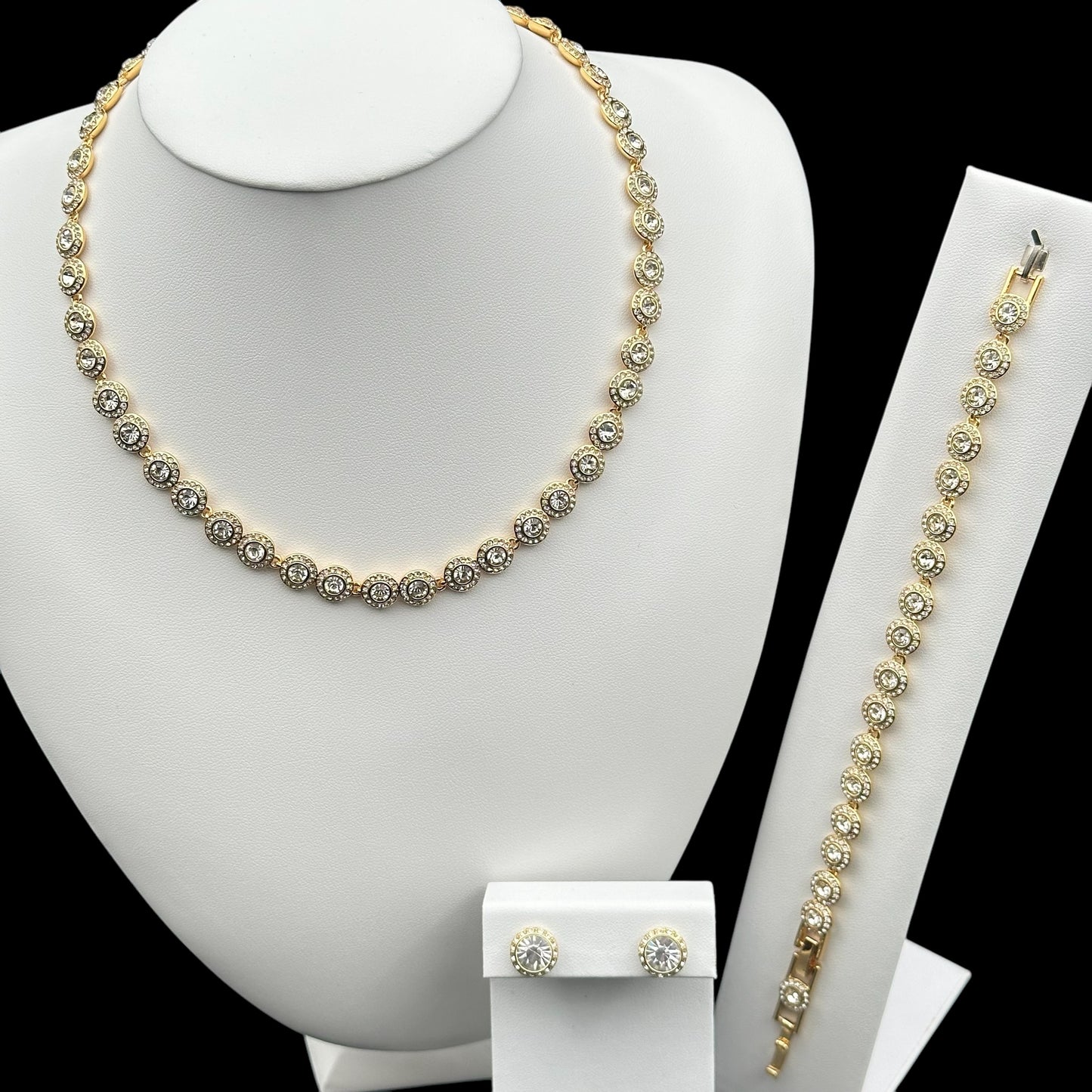 Set Tennis Angely Placat cu Aur 18K