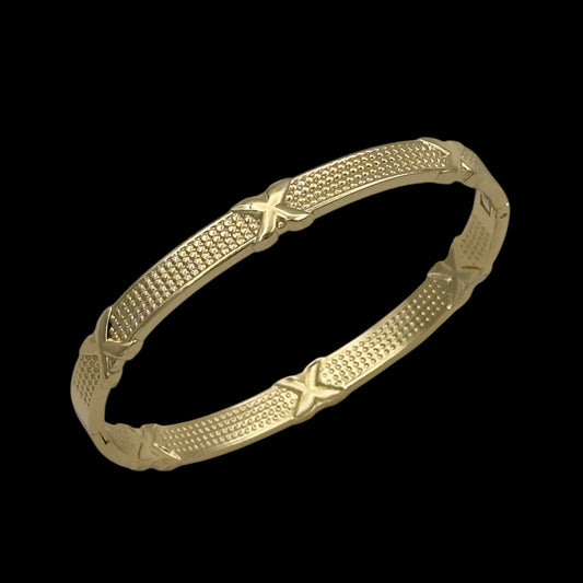 Bratara Fixa X-Love Placata cu Aur 18K