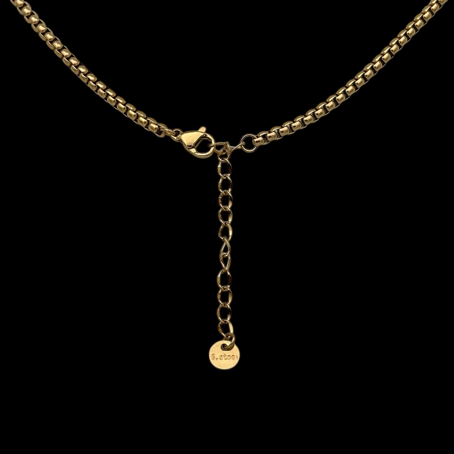 Colier Vintage Cross Placat cu Aur 18K