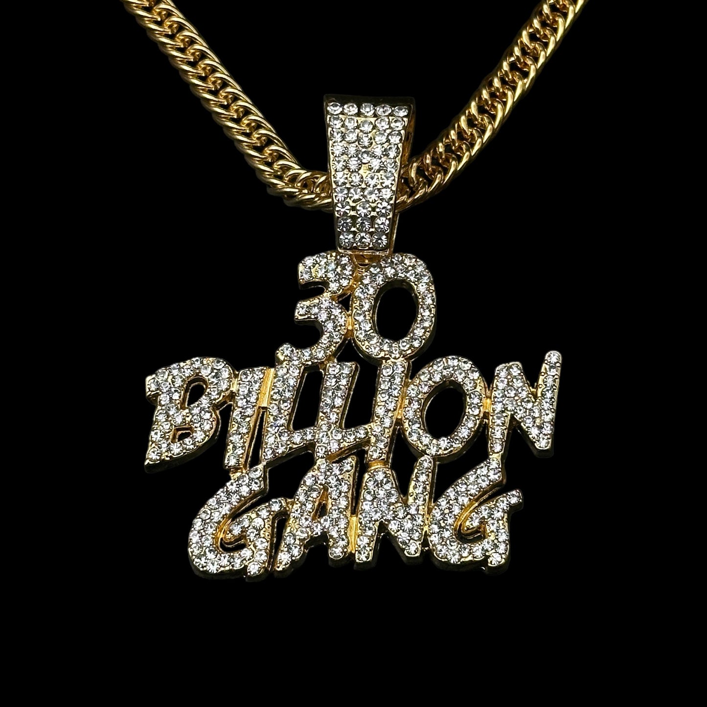 Colier “30 Billion Gang” Gold