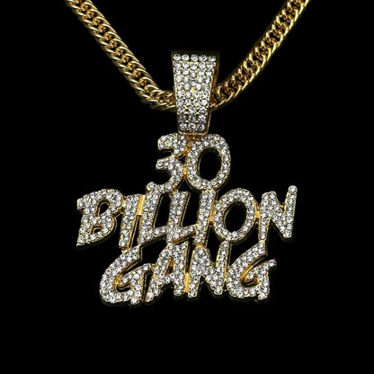 Colier “30 Billion Gang” Gold