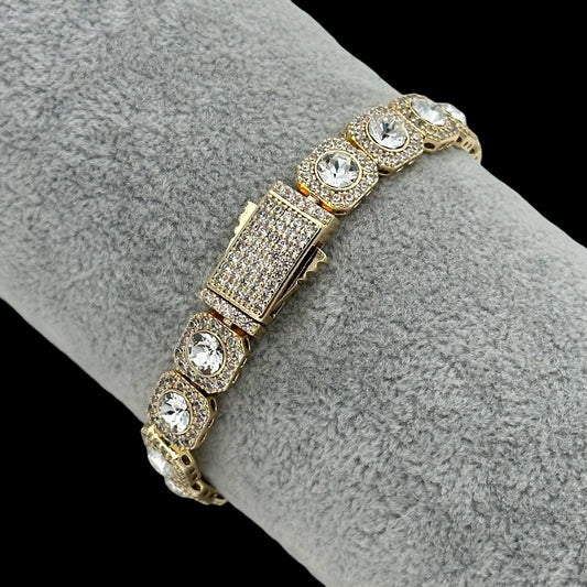Brățară Tennis Diamond Placată cu Aur 18K