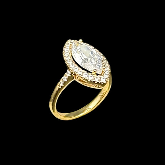 Inel Eclipse Placat cu Aur 18K