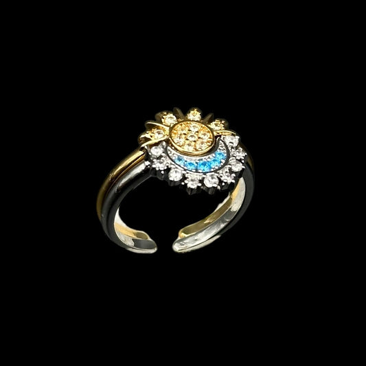 Inel reglabil Moon&Sun