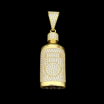 Pandantiv Balkan Bottle Placat cu Aur 18K
