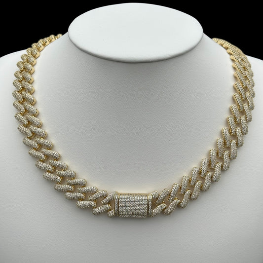 Colier Cuban Special Placat cu Aur 18K