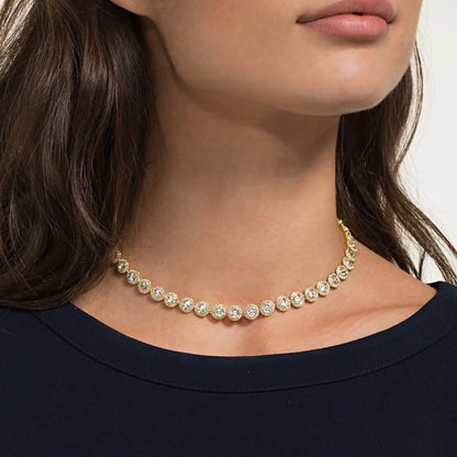 Set Tennis Angely Placat cu Aur 18K