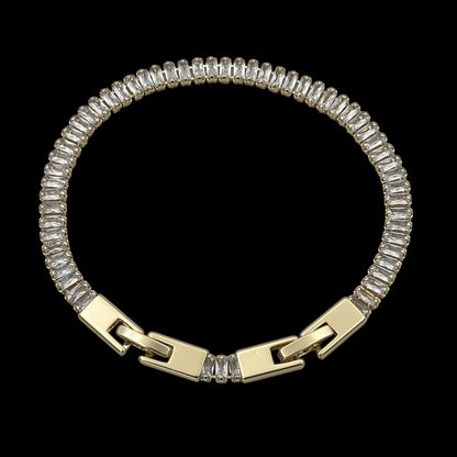 Brățară Tennis Deluxe Placată cu Aur 18K