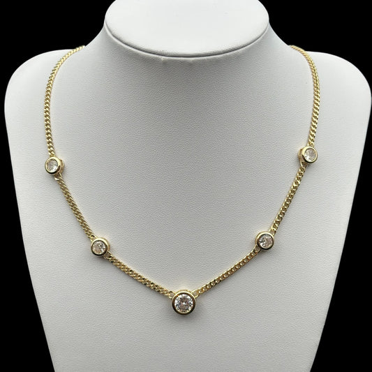Colier Timeless Shine Placat cu Aur 18K