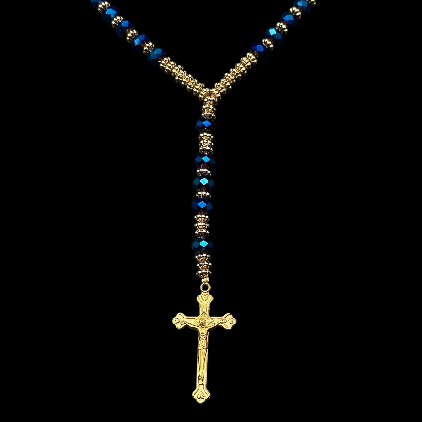Colier Rosary Blue