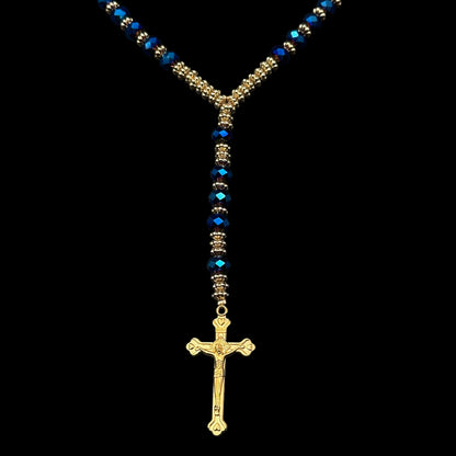 Colier Rosary Blue