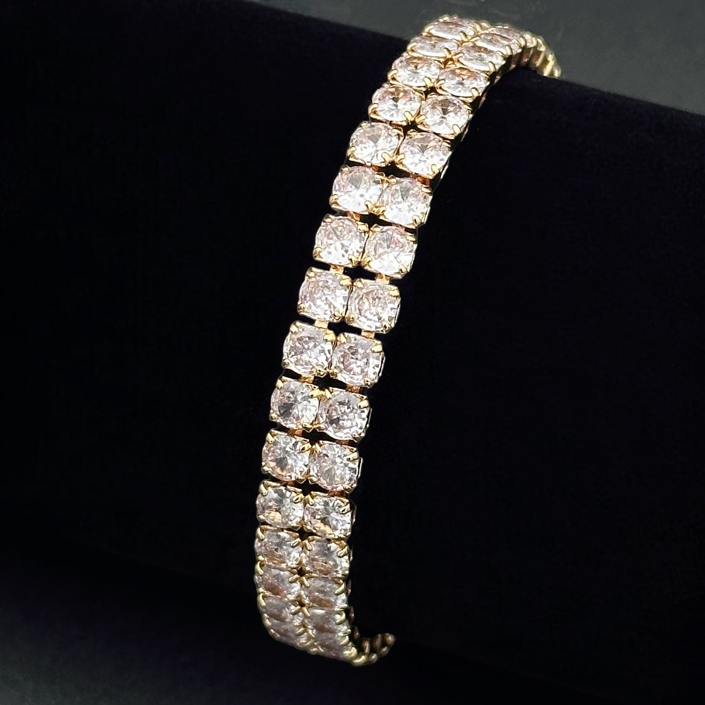 Brățară Tennis Double Gold