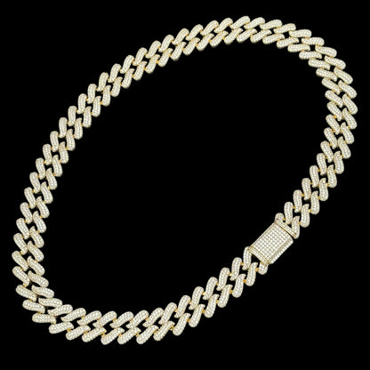 Colier Cuban Special Placat cu Aur 18K