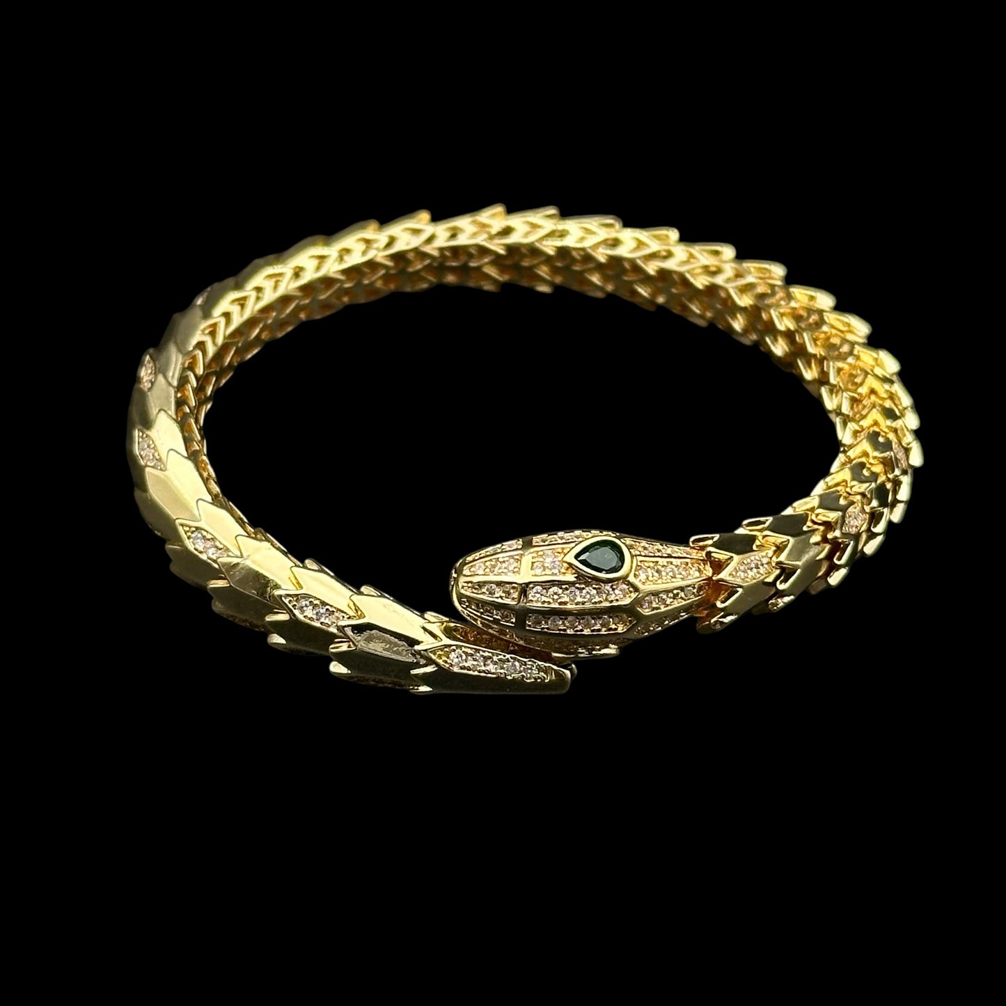 Brățară Fixă Snake Gold INOX