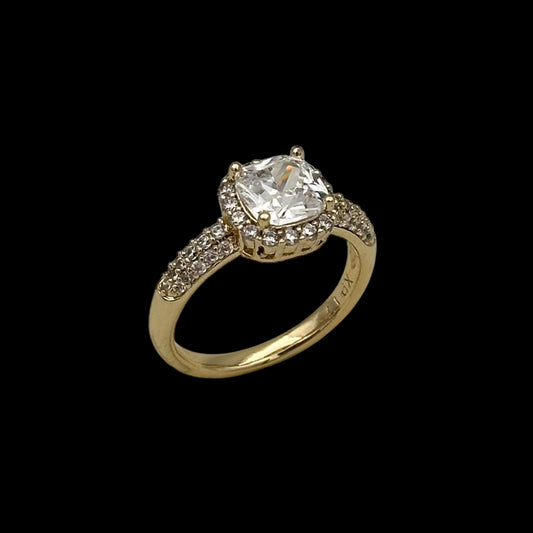 Inel Diamond Placat cu Aur 18K