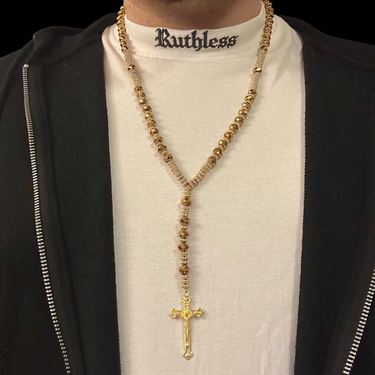 Colier Rosary Full Gold