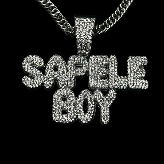 Colier “Sapele Boy” Silver