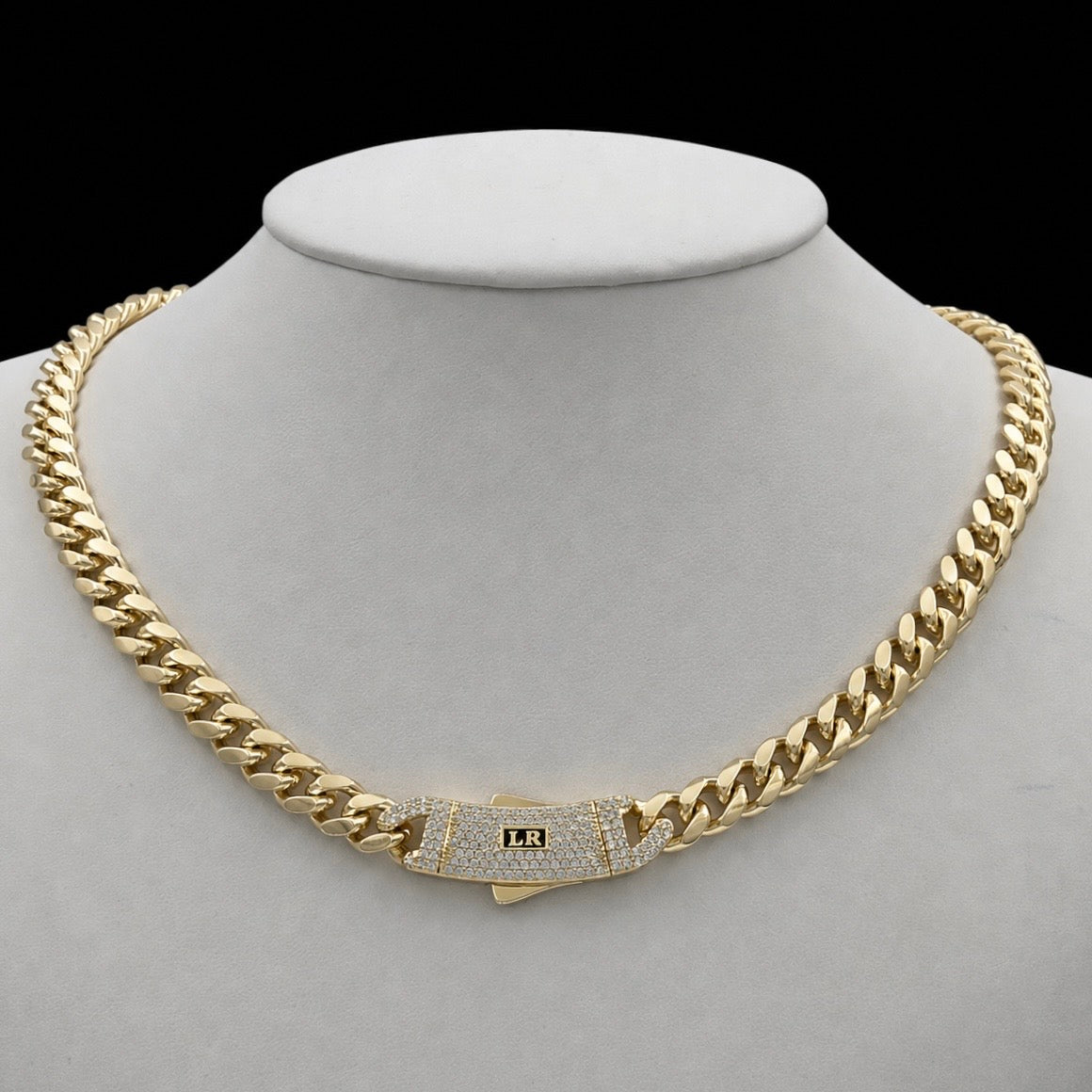 Colier Cuban Ladryn Placat cu Aur 18K
