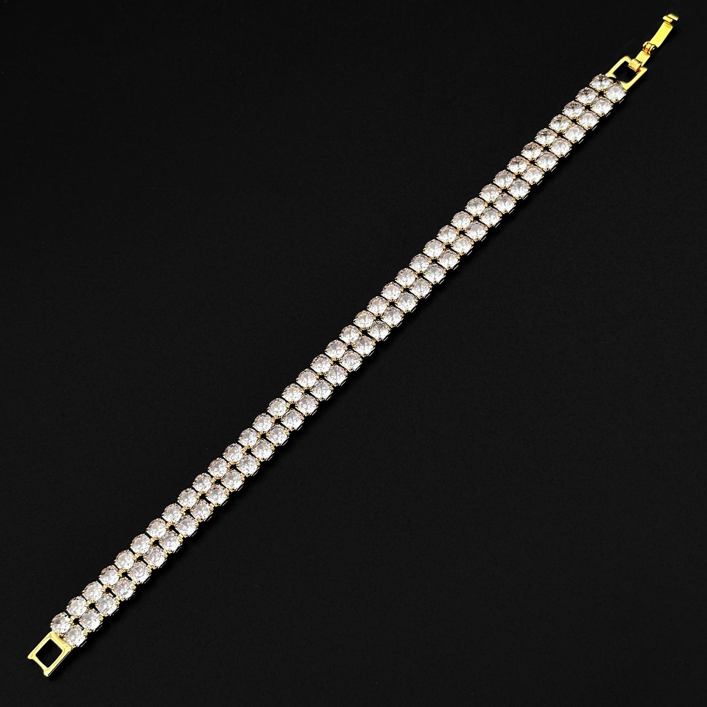 Brățară Tennis Double Gold