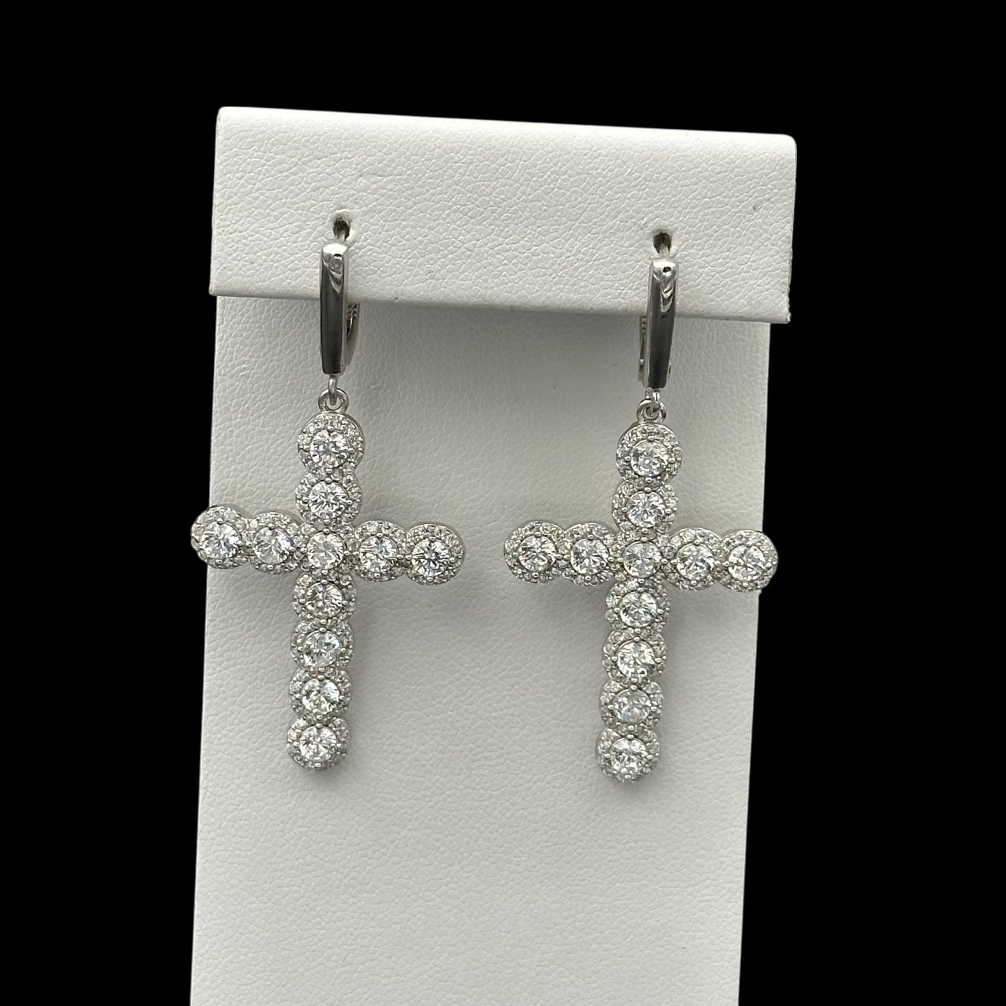 Cercei Cross Angely Argint