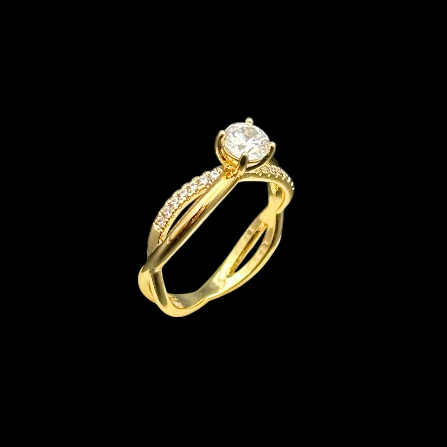 Inel Twilight Placat cu Aur 18K
