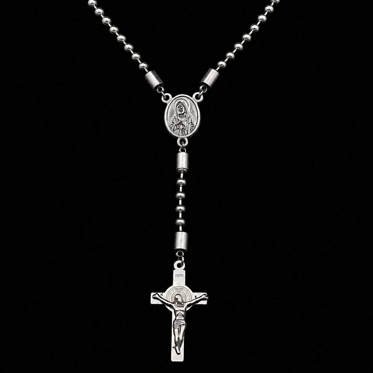 Colier Rosary Clasic INOX