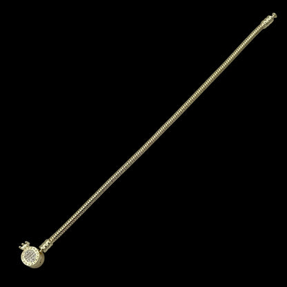 Brățară Charms Queen Placată cu Aur 18K